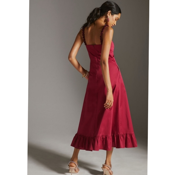 Anthropologie ×Hutch Floral-Hem Maxi Dress - Picture 5 of 6